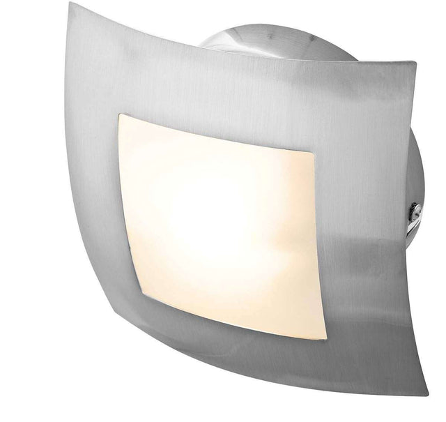 Access Lighting 53342-BS/OPL Argon Wall/Ceiling Light Brushed Steel