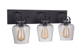Craftmade 53503-FB flat black vanity