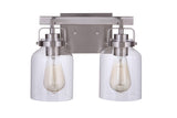 Craftmade 53602-BNK brushed polished nickel vanity