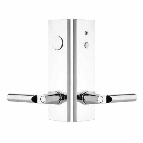 Emtek 5362HLOUS26 polished chrome two point dummy lock