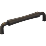 Jeffrey Alexander 537-128ABSB antique brushed satin brass cabinet drawer pull