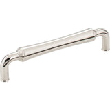 Jeffrey Alexander 537-128NI polished nickel cabinet drawer pull