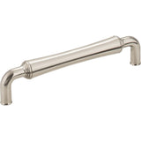 Jeffrey Alexander 537-128SN satin nickel cabinet drawer pull