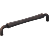 Jeffrey Alexander 537-160DBAC brushed oil rubbed bronze cabinet drawer pull