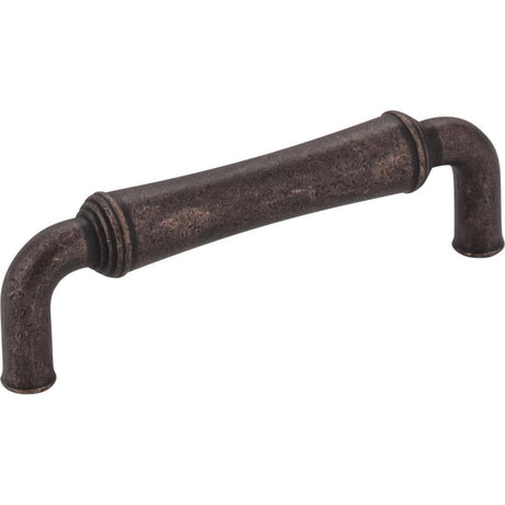 Jeffrey Alexander 537DMAC distressed oil rubbed bronze cabinet drawer pull