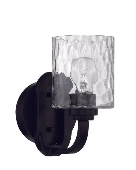 Craftmade 54261-FB Collins 1 Light Wall Sconce Flat Black