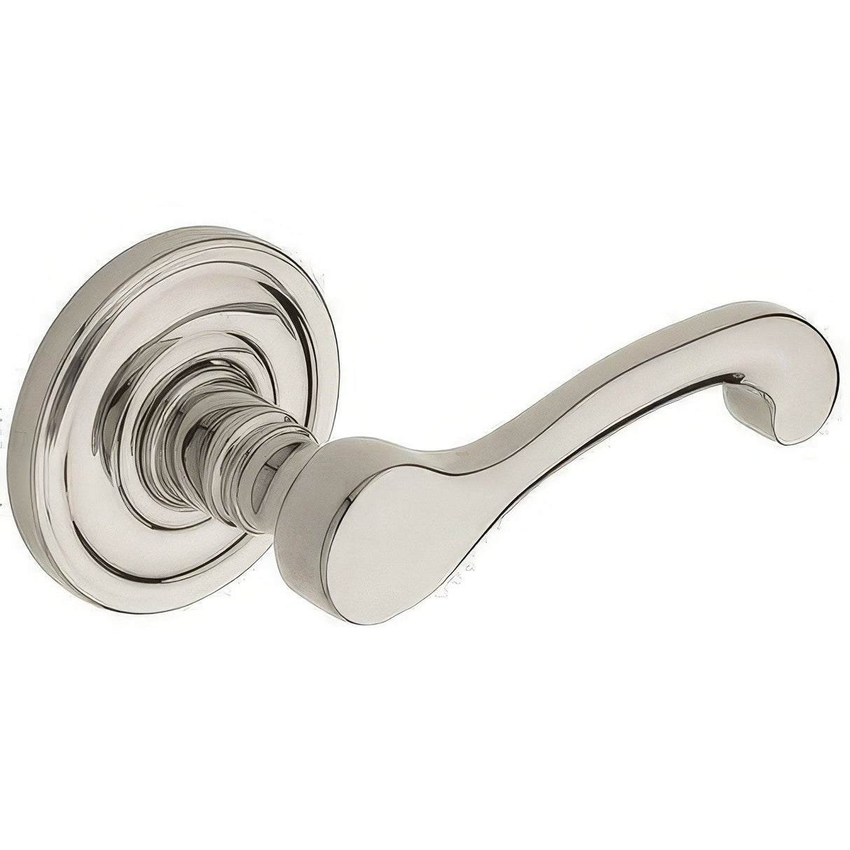 Baldwin 5445V055MR lifetime polished nickel dummy door lever