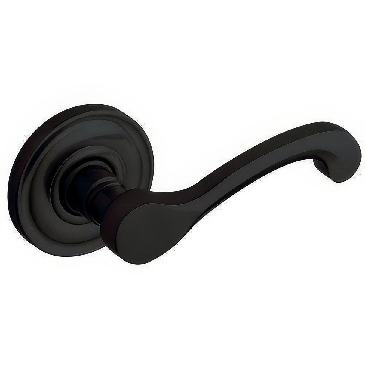 Baldwin 5445V190LMR satin black dummy door lever