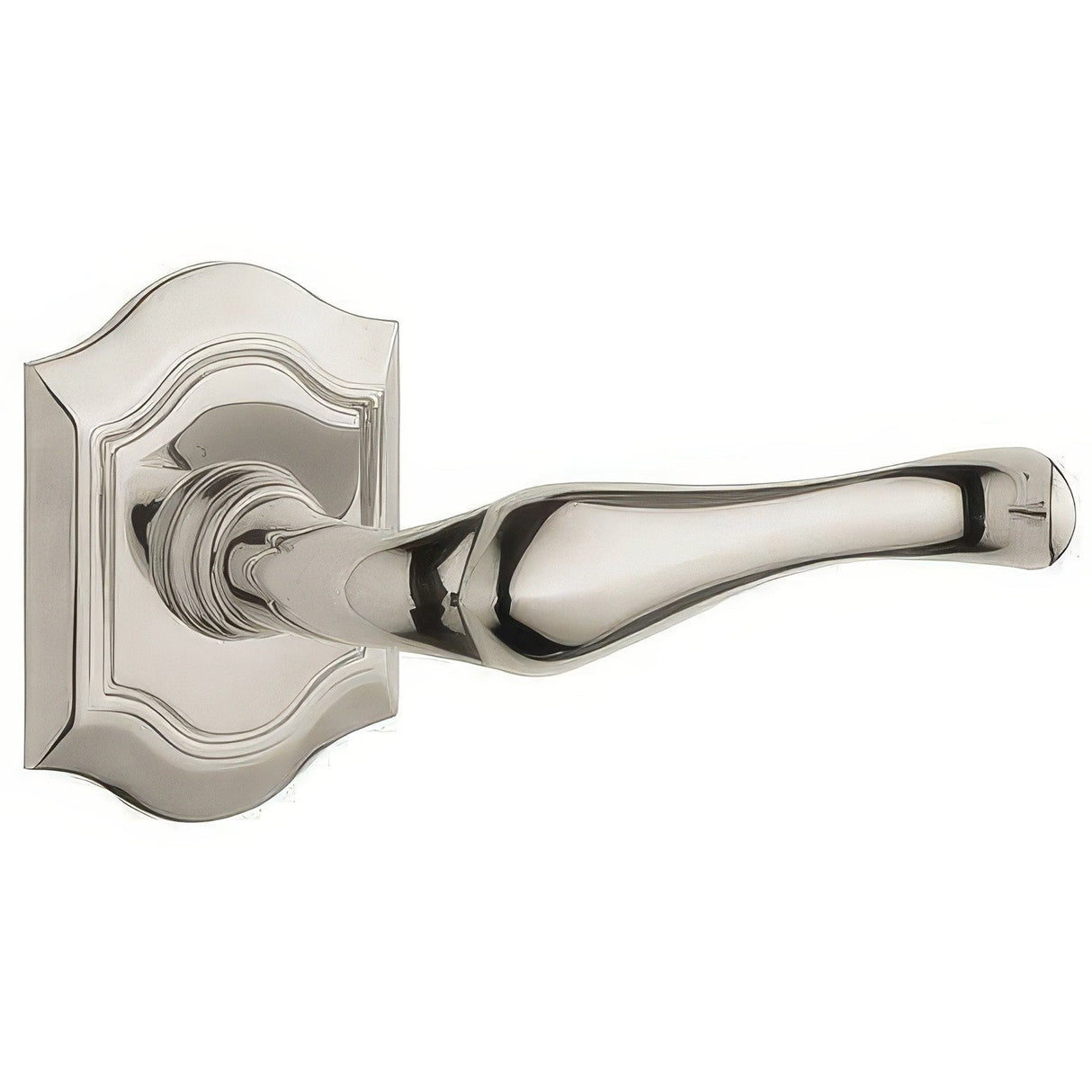 Baldwin 5447V055RMR lifetime polished nickel dummy door lever