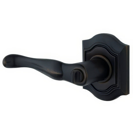 Baldwin 5447V190LMR satin black dummy door lever
