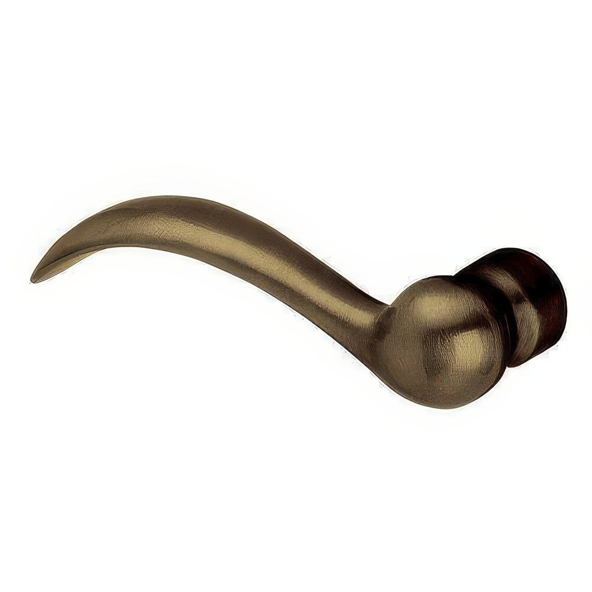 Baldwin 5452V050LMR satin brass and black dummy door lever