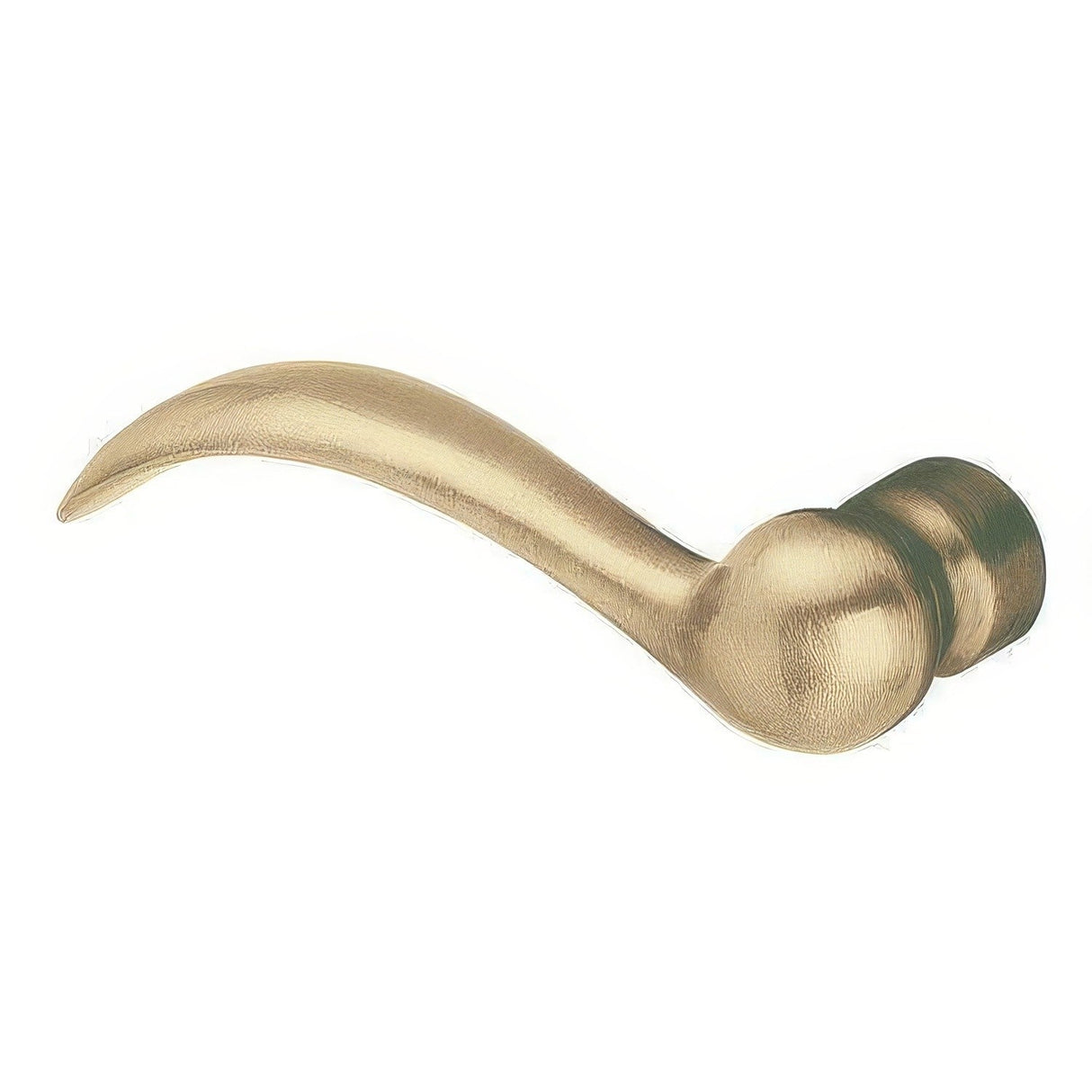 Baldwin 5452V060LMR satin brass and brown dummy door lever