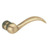 Baldwin 5452V060RMR satin brass and brown dummy door lever