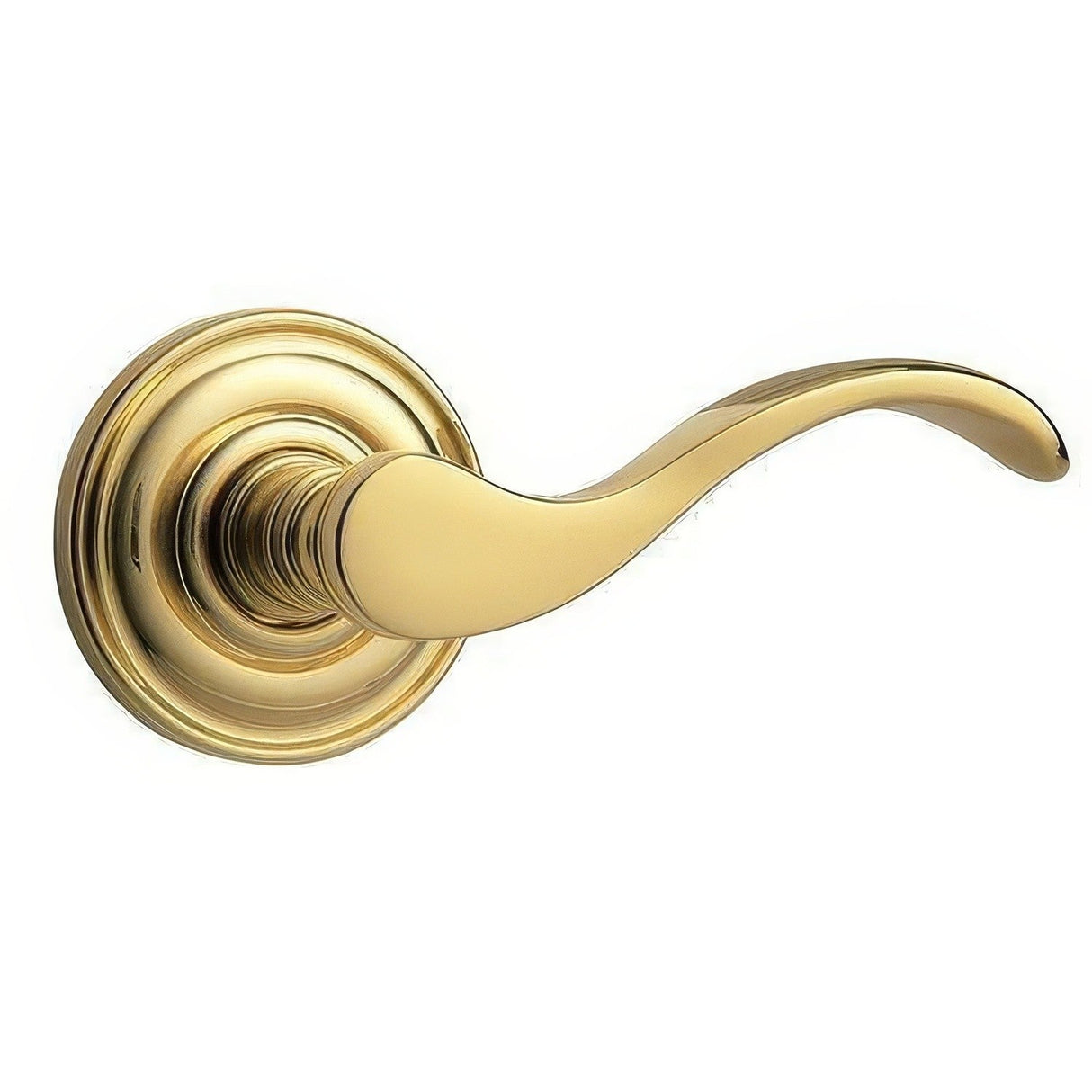 Baldwin 5455V003PRIV lifetime polished brass privacy door lever