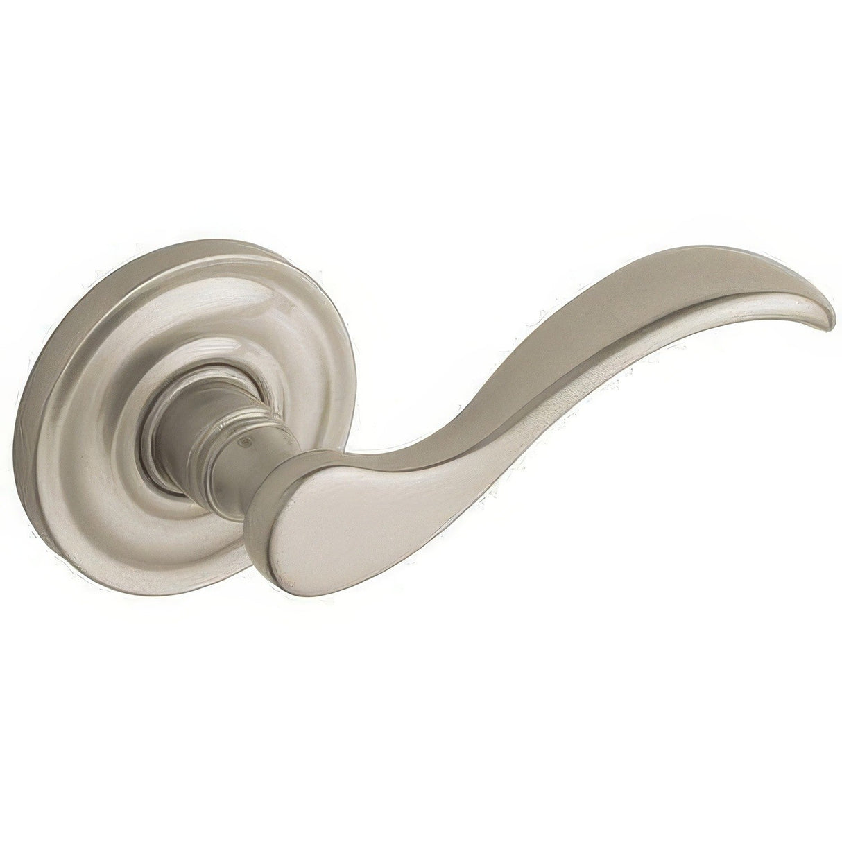 Baldwin 5455V056PRIV lifetime satin nickel privacy door lever