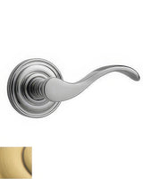 Baldwin 5455V060MR satin brass and brown dummy set