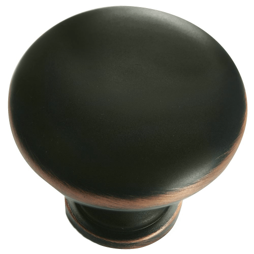 Laurey 54666 546 Hollow 1-3/8" Zinc Cabinet Knob Oil Rubbed Bronze