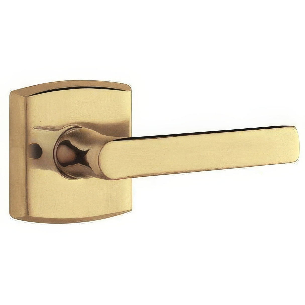 Baldwin 5485V031MR non lacquered brass dummy door lever