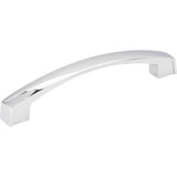 Jeffrey Alexander 549-128PC polished chrome cabinet drawer pull