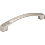 Jeffrey Alexander 549-128SN satin nickel cabinet drawer pull