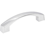 Jeffrey Alexander 549-96PC polished chrome cabinet drawer pull
