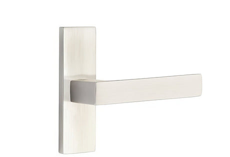 Emtek 5507DTUS15LH satin nickel passage door lever