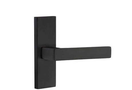 Emtek 5507DTUS19RH flat black passage door lever