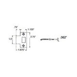 Baldwin 5510056TSTR lifetime satin nickel strike plate