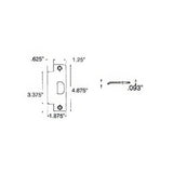 Baldwin 5510112ASTR venetian bronze strike plate