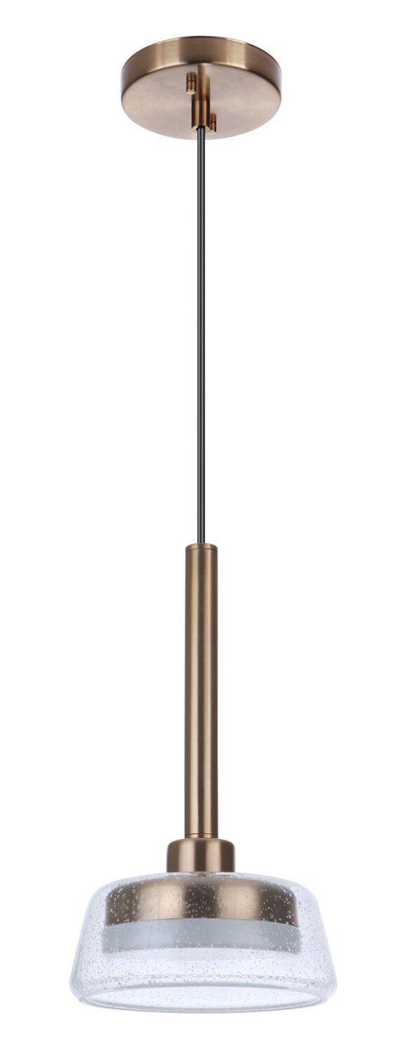 Craftmade 55190-SB-LED-LED Centric 7.5" LED Pendant Satin Brass