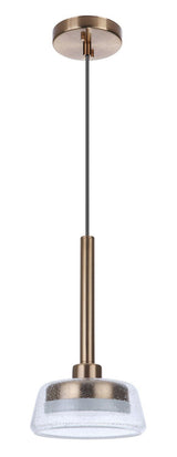 Craftmade 55190-SB-LED-LED Centric 7.5" LED Pendant Satin Brass