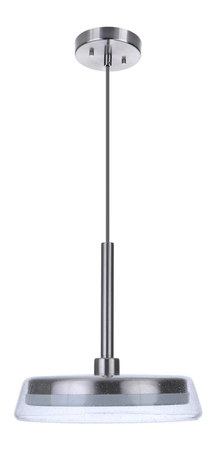 Craftmade 55192-BNK-LED-LED Centric 14" LED Pendant Brushed Polished Nickel