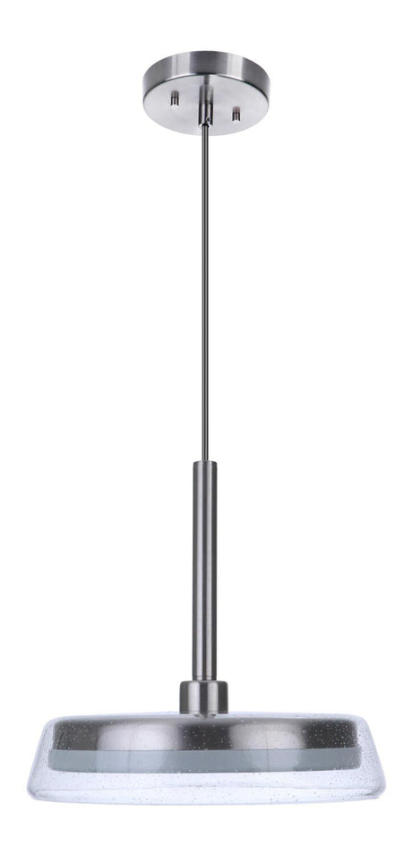 Craftmade 55192-BNK-LED-LED Centric 14" LED Pendant Brushed Polished Nickel