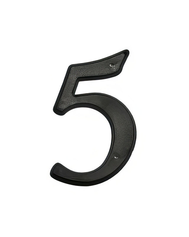 Better Home Products 551BLK black plastic house number