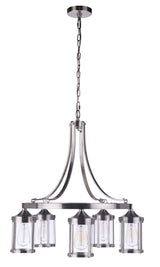 Craftmade 55325-BNK brushed polished nickel chandelier