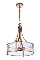 Craftmade 55395-SB satin brass pendant