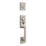 Kwikset CP553PRHXHFLSQT Clear Pack Peralta Single Cylinder 2 Point Handleset in Satin Nickel