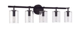 Craftmade 55605-FB flat black vanity