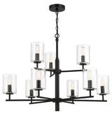 Craftmade 55629-FB flat black chandelier