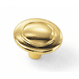 Laurey 55659 556 Richmond 1-1/4" Zinc Cabinet Knob Satin Pewter