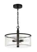 Craftmade 55654-FB flat black convertible semi flush