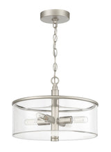 Craftmade 55654-SN satin nickel convertible semi flush