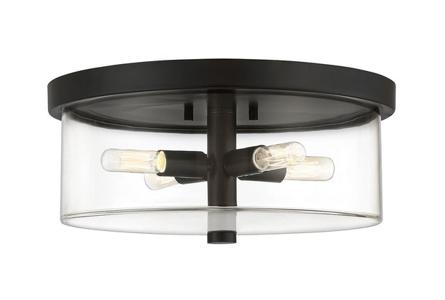 Craftmade 55684-FB flat black flushmount
