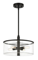 Craftmade 55694-FB flat black pendant