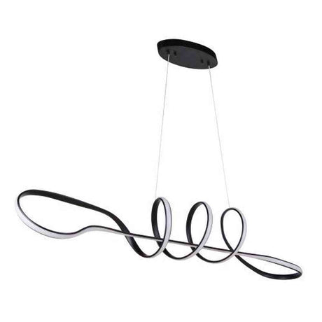 Craftmade 55770-FB-LED flat black island