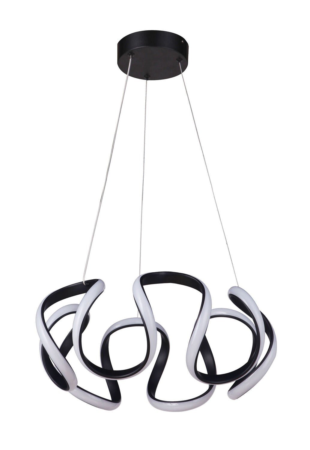 Craftmade 55790-FB-LED flat black pendant