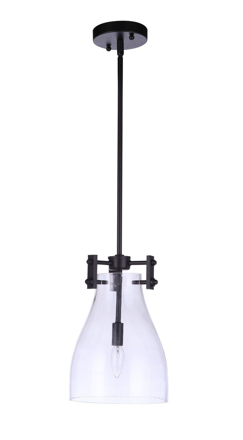 Craftmade 55891-FB flat black pendant