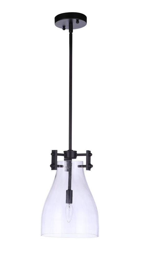 Craftmade 55891-FB flat black pendant