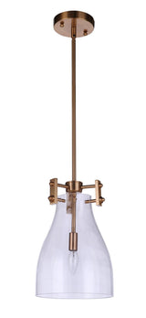 Craftmade 55891-SB satin brass pendant