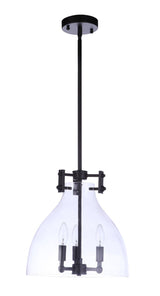 Craftmade 55893-FB flat black pendant